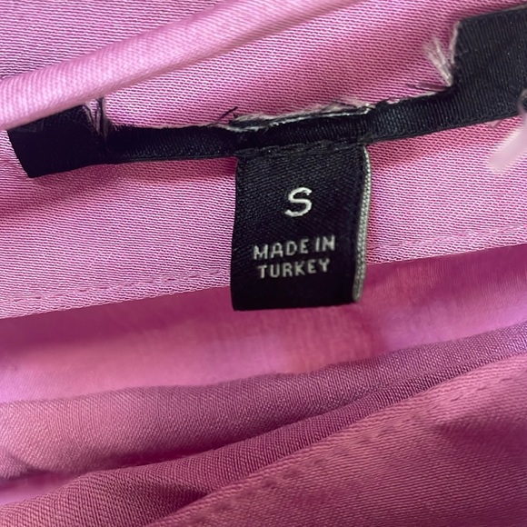 Banana Republic Jessie satin midi Slip dress Small NWOT sexy Classy Pink dress - Picture 8 of 9